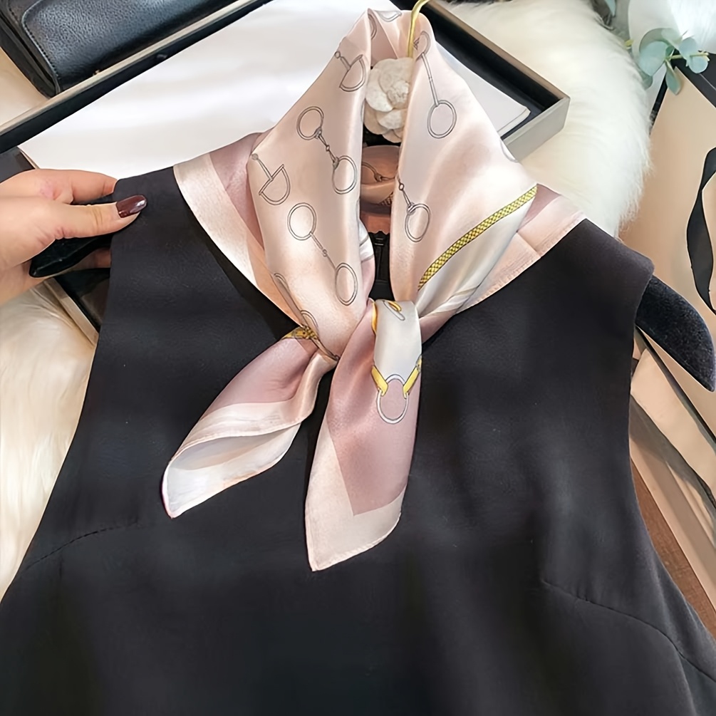 Scarf Silk Square - Lenço Quadrado de Seda Pura 100%