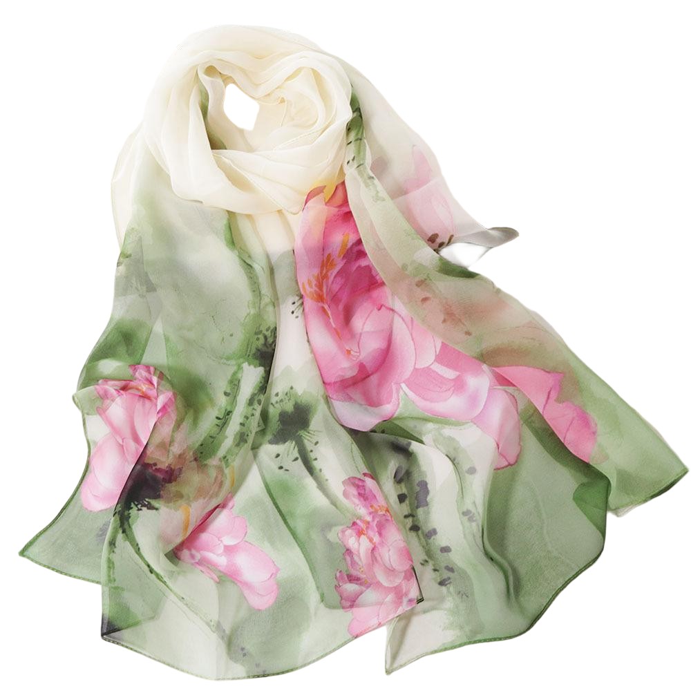 Lenço de Chiffon com Estampa F - Face Scarf Mask avaliação e preço