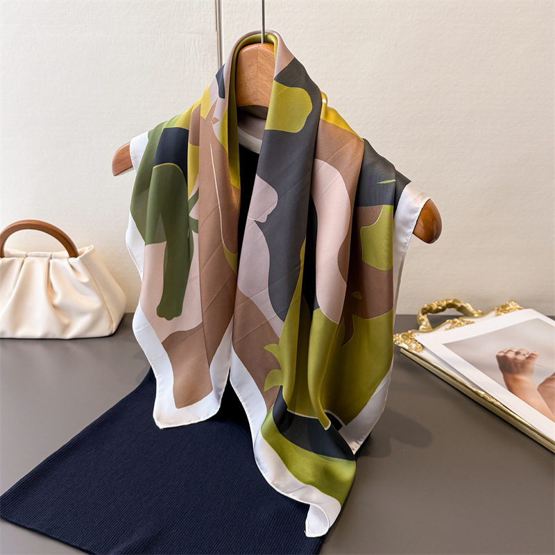 2026 Novo Lenço Quadrado Femin - Scarf Silk Square avaliação e preço