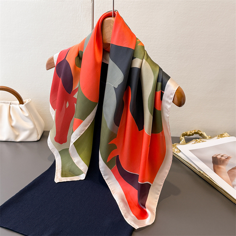 2026 Novo Lenço Quadrado Femin - Scarf Silk Square avaliação e preço